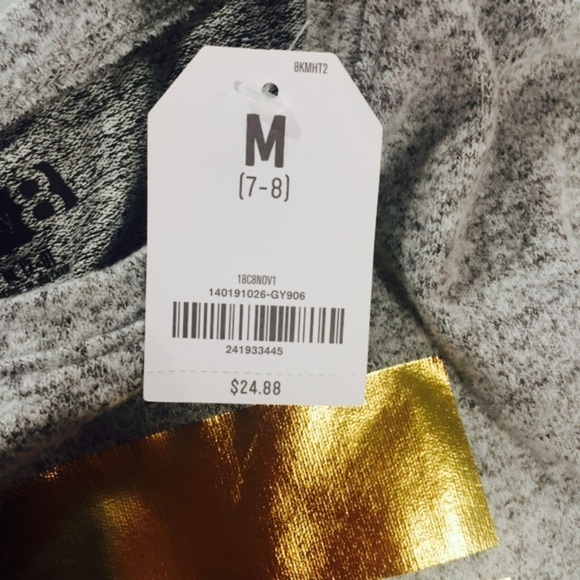 Crazy 8 | Graphic Long Sleeve Top Girls Medium 7-8 New With Tags NWT - Picture 8 of 10